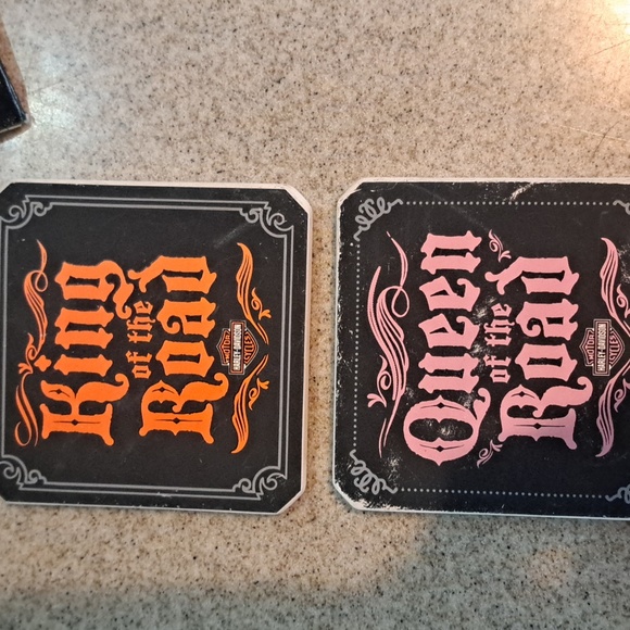 Harley coasters x2 - Picture 1 of 2